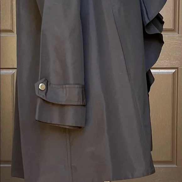 Ralph Lauren black silk taffeta coat - Picture 3 of 9